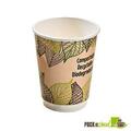 Packnwood Double Wall Paper Cup with PLA Liner - 16 oz 210GCDW16